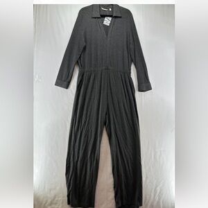 Womens charcoal jumpsuit by Soft Surroundings size 1X